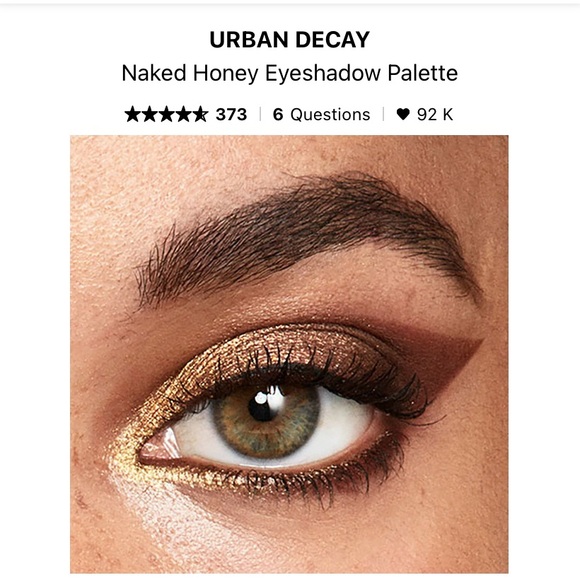 BRAND NEW Urban Decay Naked Honey Palette - Picture 11 of 13